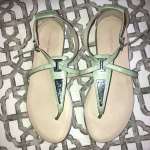 Franco Sarto Mint Thong Sandals
